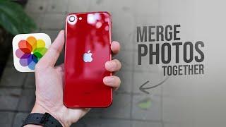 How to Merge Two Photos in iPhone (tutorial)