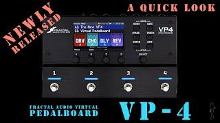 Fractal Audio Systems VP-4 Virtual Pedalboard A Quick Look