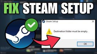 How To Fix Steam Destination Folder Must Be Empty - Full Tutorial