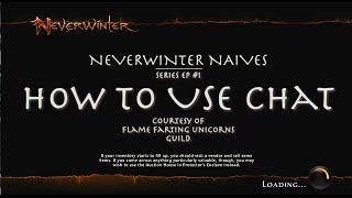 How to use CHAT SYSTEM.  NeverWinter PS4 console edition