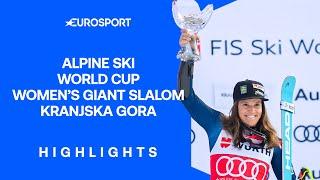 Sara Hector Dominates Giant Slalom!  | FIS Alpine Ski World Cup 2024/25 Highlights