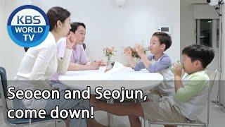 Seoeon and Seojun, come down! (Stars' Top Recipe at Fun-Staurant) | KBS WORLD TV 201027