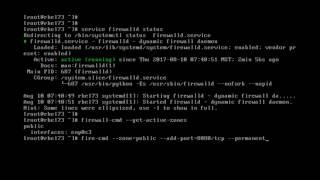 How to open a port with FirewallD in RHEL 7 (Redhat 7)