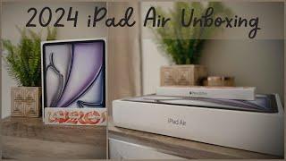 2024 iPad Air 13-inch (M2) + Apple Pencil Pro Unboxing