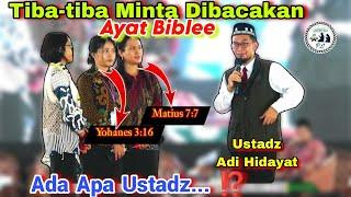 Minta Dibacakan Ayat Bible Oleh Mahasiswi Kristen ‼️ Ustadz Adi Hidayat Terbaru 2024