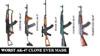 Five Worst KALASHNIKOV Assault rifle AK 47 Clones Worldwide