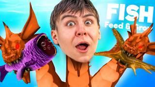 Ich VERWANDLE mich zum 3 KÖPFIGEN HYDRA FISCH! - Feed & Grow Fisch