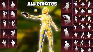 Season 1 To S20 All Mythic Outfit Emotes || PUBG MOBILE ||