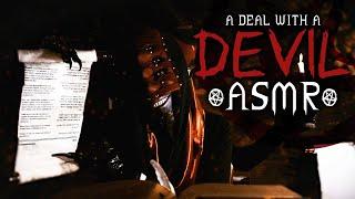 Deal with a Devil ASMR (For Sleep) | Writing Sounds, Deep Voice, Guided Meditation