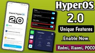 HyperOS 2.0 Premium Features Enable Now, HyperOS 2.0 New Feature Release, Redmi, Xiaomi, POCO