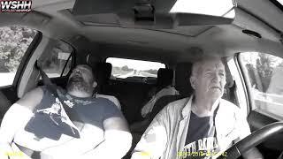 Elderly man falls asleep and blame it on the other driver