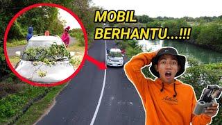 DRONE MANANGKAP PENAMPAKAN POCONG MENGENDARAI MOBIL BERHANTU?! | Mikael Family