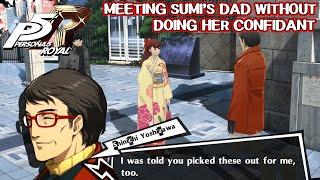 What happens if you meet Kasumi's dad without doing her confidant? - Persona 5 Royal