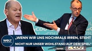 BUNDESTAGSWAHL: Friedrich Merz hat ein Ziel: regieren! CDU-Chef teilt im Sauerland gegen Ampel aus!