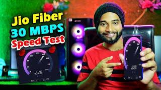 Jio Fiber 30 Mbps Speed Test | (2024) |  30Mbps compare to 100 Mbps | Which Plan Best For You |