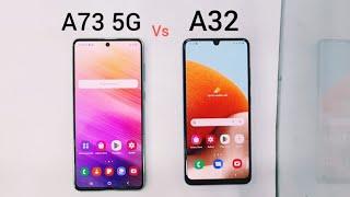Samsung A73 5G vs A32 | SPEED Test | & comparison 