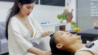 [ASMR] A beautiful girl and a good job helping others, Relax Every Day With Linn Spa Vietnam