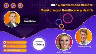 #87 Wearables and Remote Monitoring in Healthcare & Health | Jessica & Anders from Sony | João Bocas
