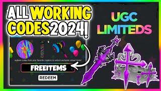 *NEWEST* UGC LIMITED CODES IN MAY 2024 - CODES FOR ROBLOX UGC LIMITED - UGC LIMITED CODES CODES