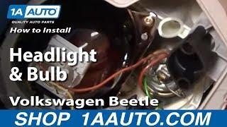 How to Replace Headlight 98-05 Volkswagen Beetle