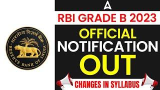 RBI Grade B  Notification 2023 | RBI Grade B 2023 Syllabus, Eligibility, Salary | Full Details