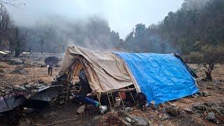 This is Himalayan Life | Nepal |Ep-359 | peaceful And relaxation Himalayan Life in winter rainy Time