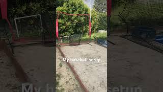 My baseball training setup #baseball #training #practice #mlb