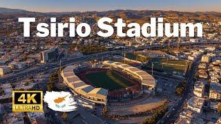 Cyprus from Above: 4K Drone Views of Tsirio Stadium, Limassol ️