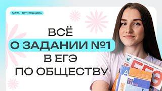 Задание №1 в ЕГЭ по обществу | Обществознание ЕГЭ 2024