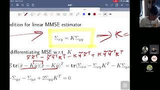 Statistical estimation: linear MMSE and minimum variance unbiased estimator (MVUE)