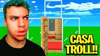 TROLEI o MARCELODRV e a DUDABERUD com a CASA TROLL no MINECRAFT!