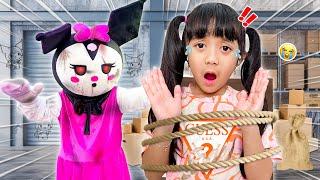 SAMANTHA 24 JAM DI TEROR BADUT KUROMI SANRIO DAN LABUBU PINK SAMPAI PINGSAN  KOMPILASI VIDEO