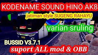 RILIS KODENAME SOUND HINO AK8(JATIM STyLE/SUGENG RAHAYU)BUSSID V3.7.I