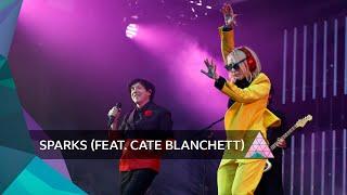 Sparks - The Girl Is Crying In Her Latte (feat. Cate Blanchett) (Glastonbury 2023)