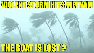 Ep. 43  TYPHOON YAGI HITS VIETNAM - The performance catamaran build is stopped