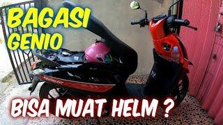 Test Bagasi Honda Genio, Apa Bisa Muat Helm?