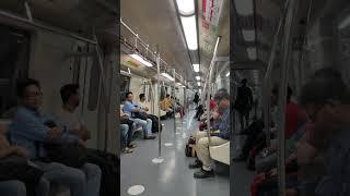 Delhi metro Inside views || Delhi Metro station #shorts #train #dmrc #delhimetro #shortvideo