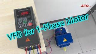 Single phase VFD for single phase motor