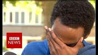 A resident of Grenfell Tower describes "seeing people throw children to safety"- BBC News