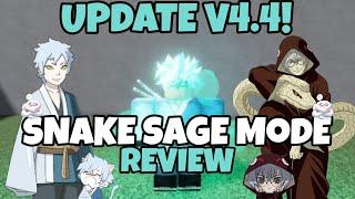 ninja tycoon snake sage mode review update v4.4 Roblox ninja tycoon #roblox