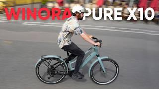 Test du Winora iRide Pure X10 : c'est quoi CE MOTEUR ?