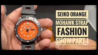 5 Best straps for the Seiko Orange Mohawk SRP589: Strap Fashion Show Part 1