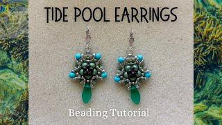 Tide Pool Earrings tutorial | Aloha Paradise Treasure Box from Potomac Beads