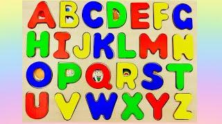 Best Way to Learn English ABC with Activity Puzzle Colors | Preschool Toddler Toy Learning Video