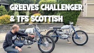 Greeves Challenger and Scottish 2-stroke motorcycles