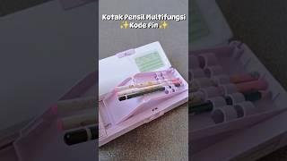 Kotak Pensil Multifungsi Kode Pin #spillracunshopee #kotakpensilcanggih #kotakpensilmultifungsi