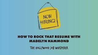 Hollywood Job Whisperer: 30 Min Convo w/ Angelo D'Agostino (Human Resources & Recruiting Exec.)