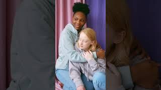 Lesbian Couple Cuddling [Short]