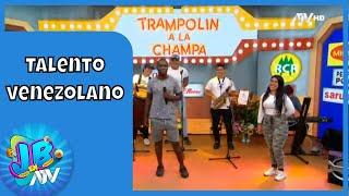 'Trampolín a la champa': El talento venezolano llegó al set de JB en ATV