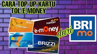 Cara Top Up Kartu Tol E Money dari Aplikasi BRImo